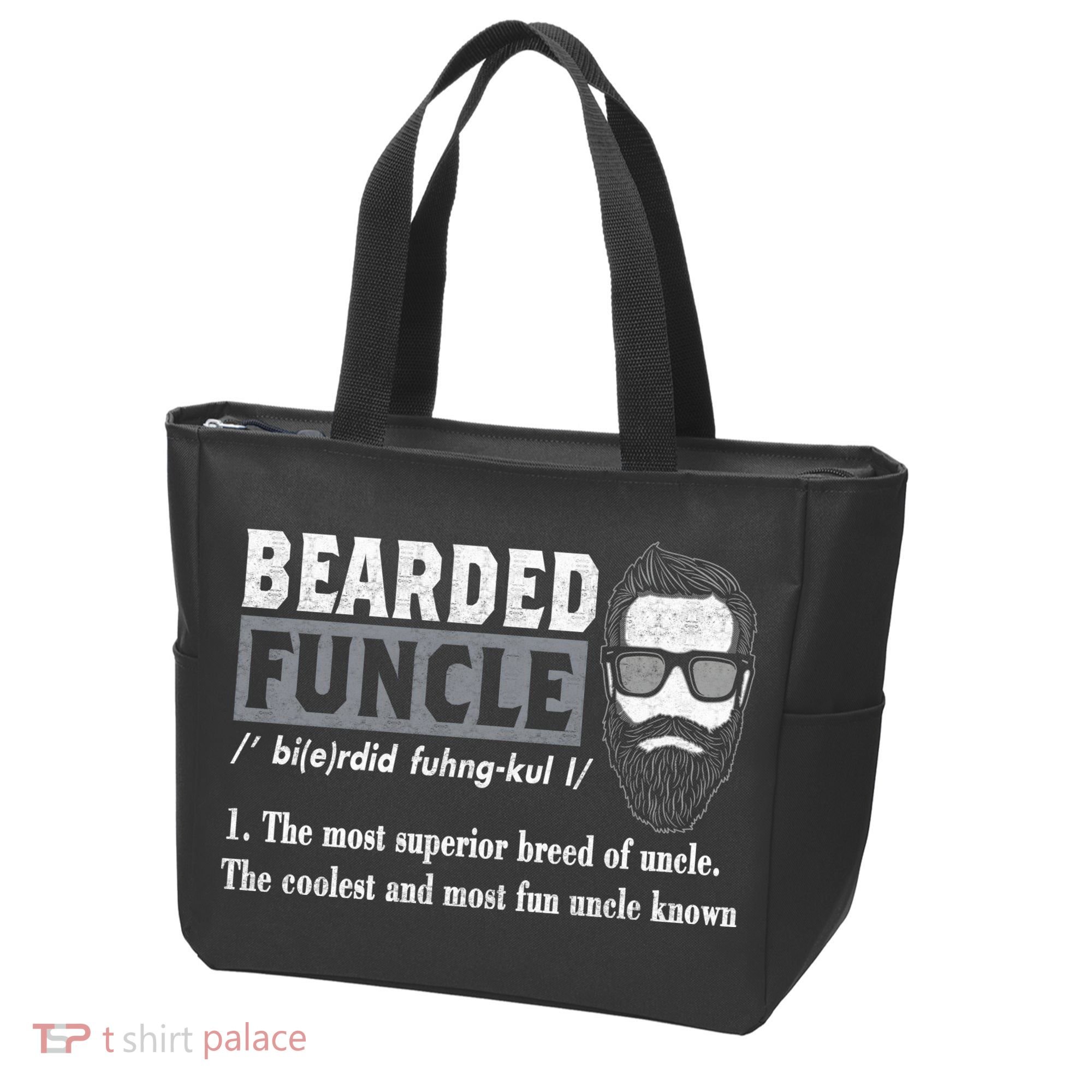 Bearded Funcle Definition Tote Bag