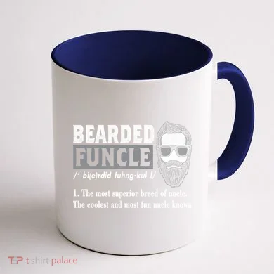 Bearded Funcle Definition Coffee Mug back