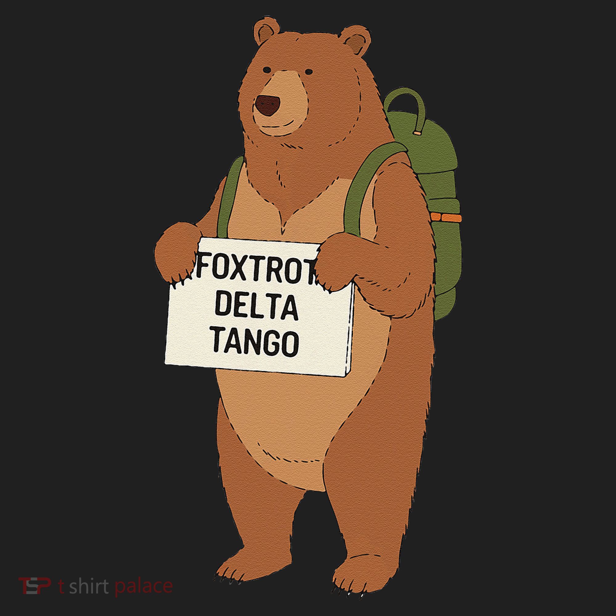 Bear Foxtrots Deltas Tangos Funny Bear Foxtrots Deltas Women's Sweatshirt