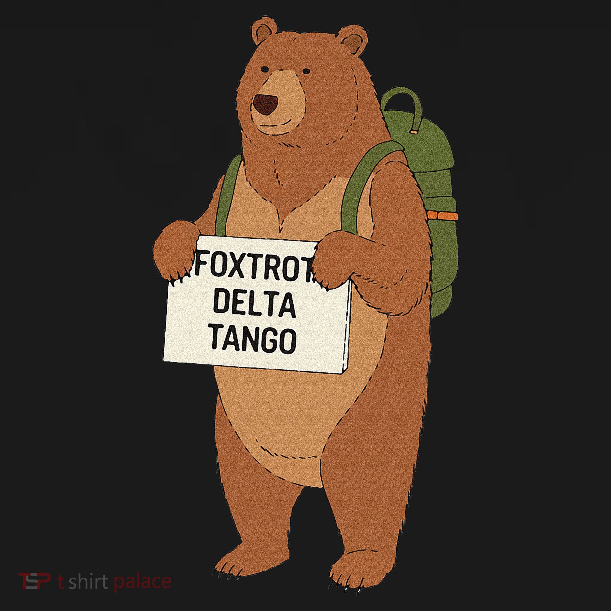 Bear Foxtrots Deltas Tangos Funny Bear Foxtrots Deltas Tote Bag