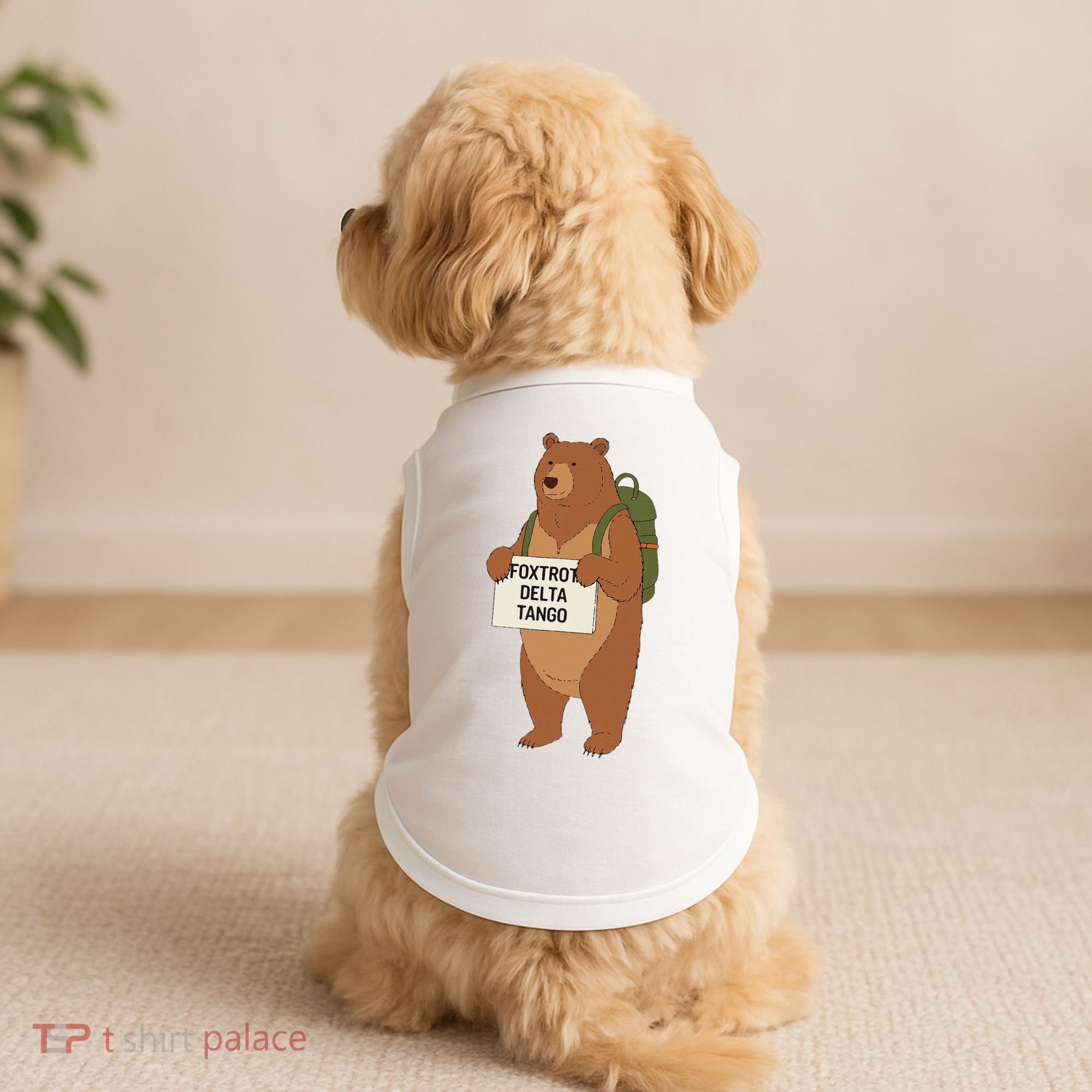 Bear Foxtrots Deltas Tangos Funny Bear Foxtrots Deltas Doggie Tank