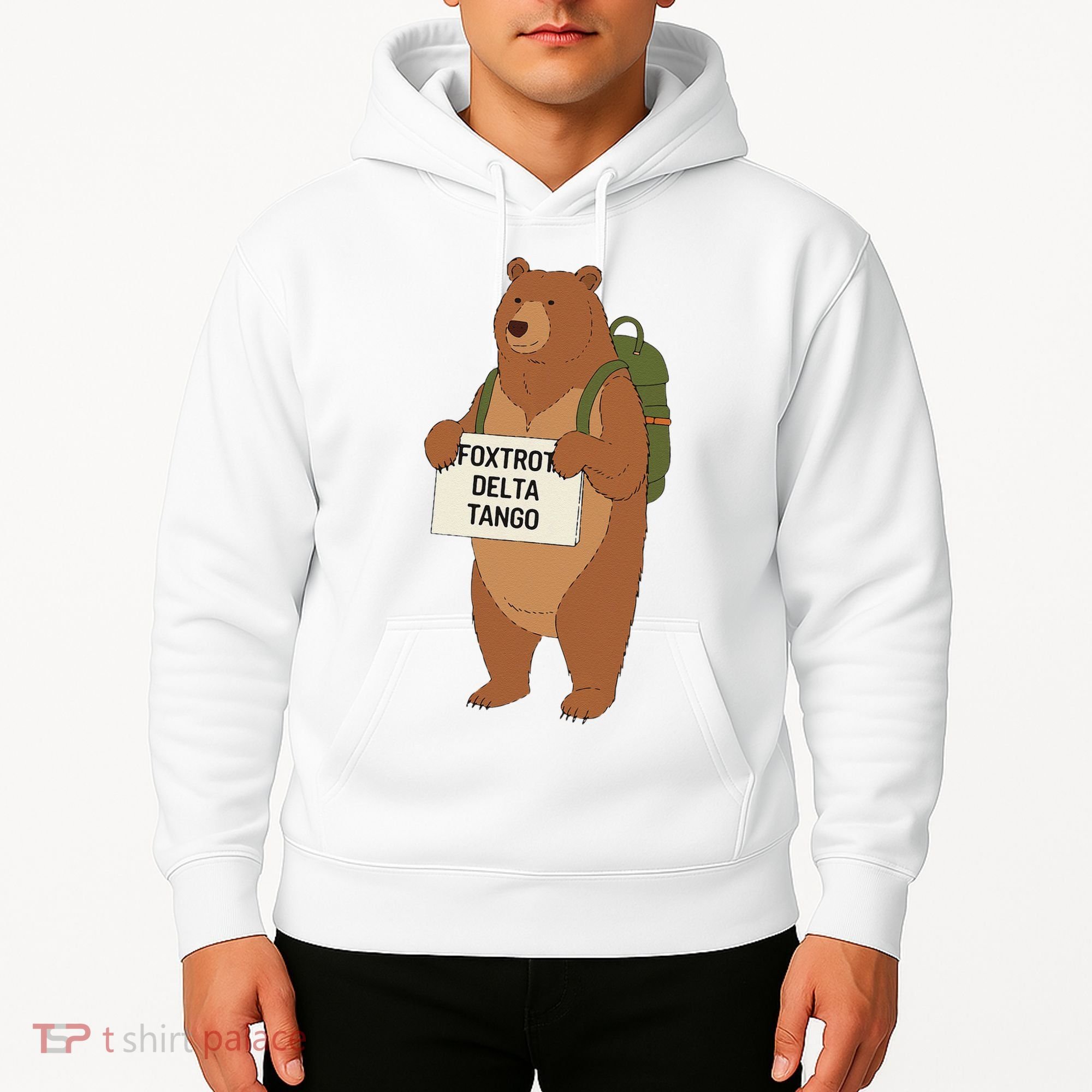 Bear Foxtrots Deltas Tangos Funny Bear Foxtrots Deltas Hoodie