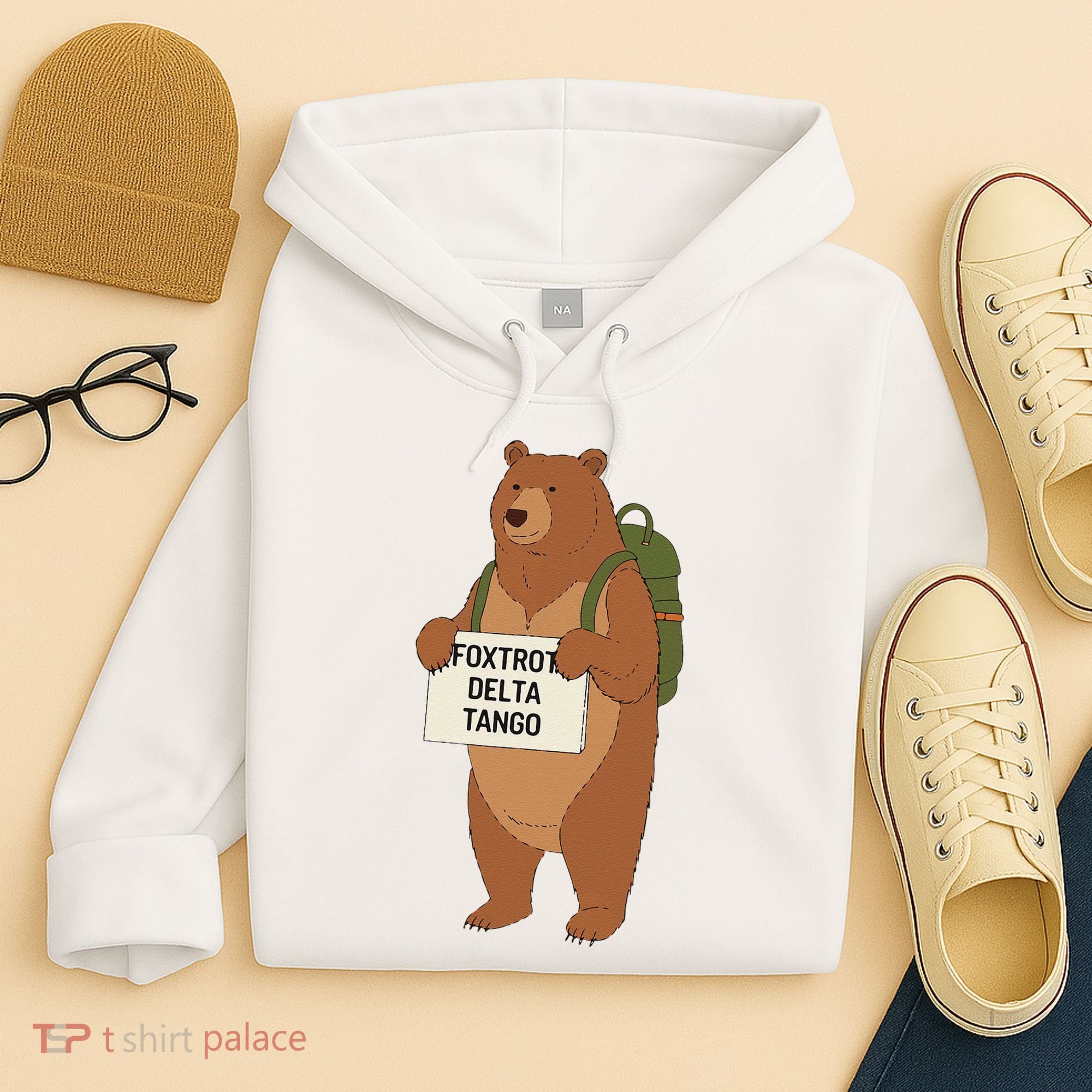 Bear Foxtrots Deltas Tangos Funny Bear Foxtrots Deltas Hoodie