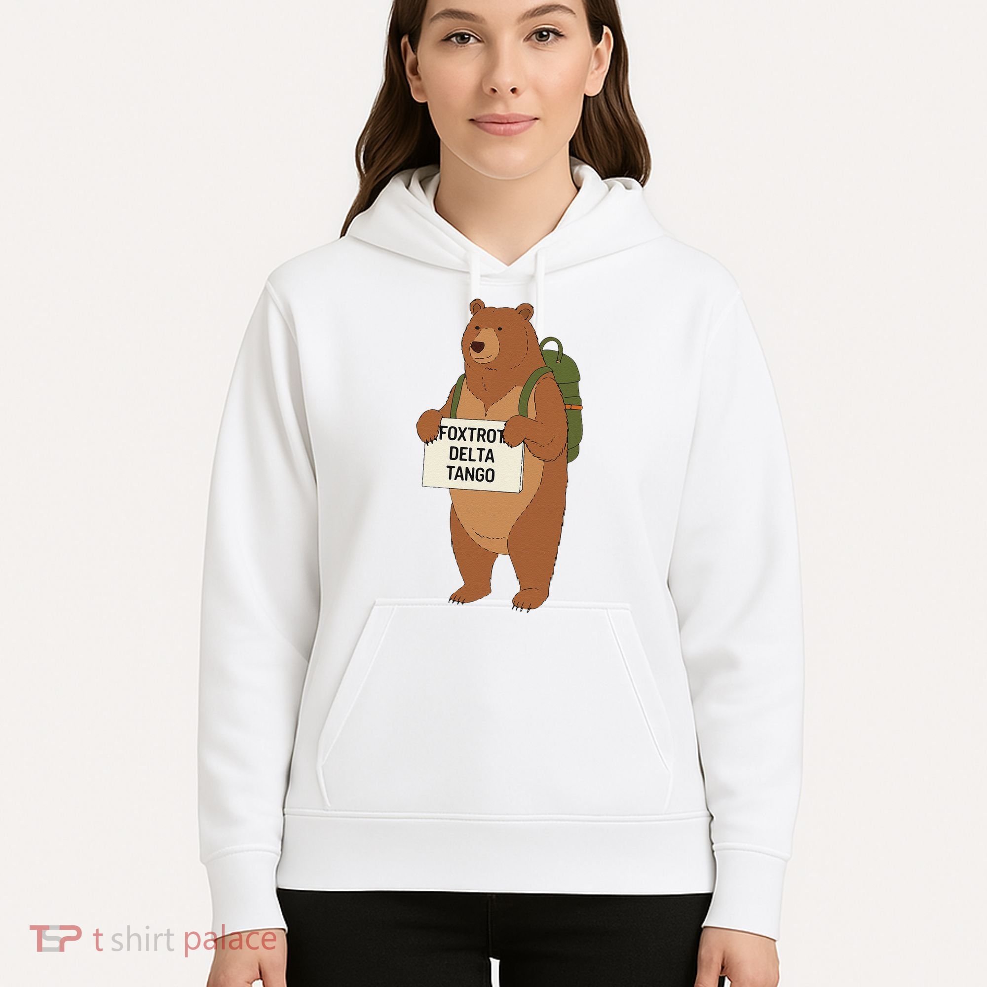 Bear Foxtrots Deltas Tangos Funny Bear Foxtrots Deltas Hoodie