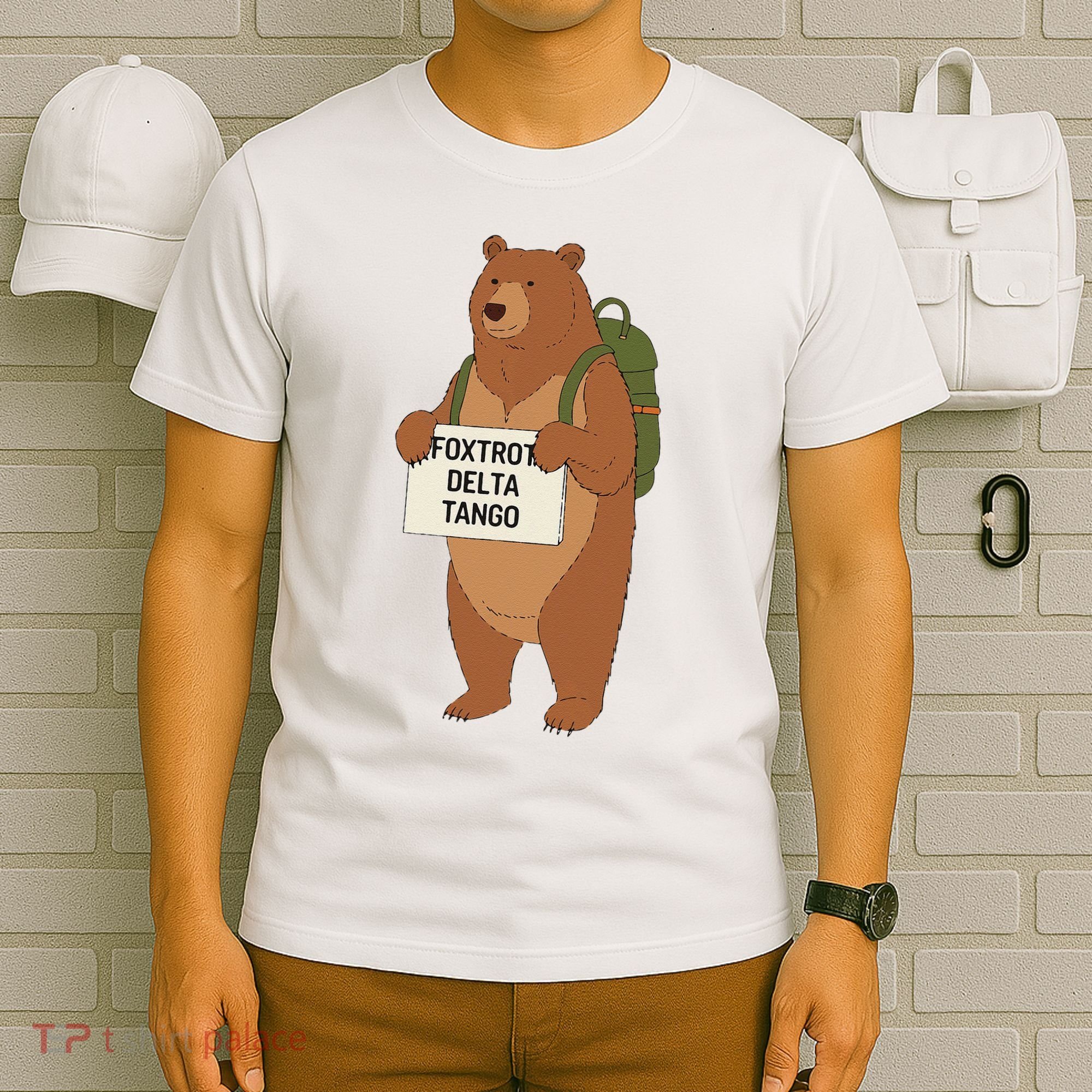 Bear Foxtrots Deltas Tangos Funny Bear Foxtrots Deltas T-Shirt