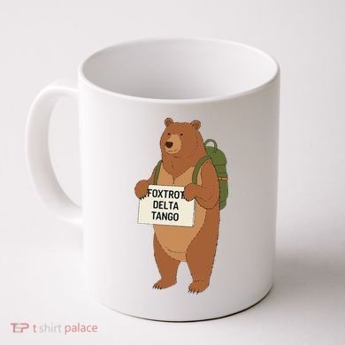 Bear Foxtrots Deltas Tangos Funny Bear Foxtrots Deltas Coffee Mug