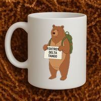 Bear Foxtrots Deltas Tangos Funny Bear Foxtrots Deltas Coffee Mug thumb 2