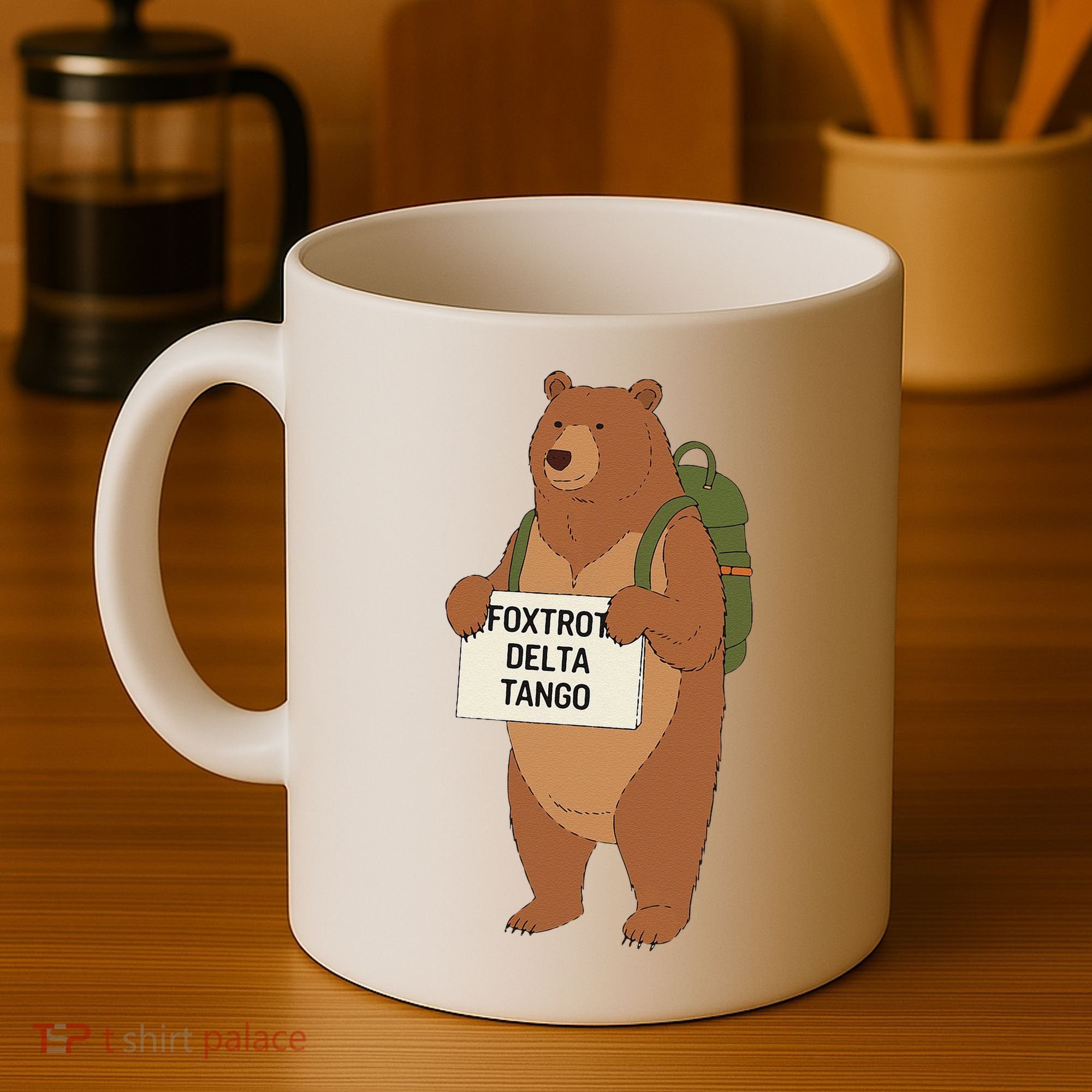 Bear Foxtrots Deltas Tangos Funny Bear Foxtrots Deltas Coffee Mug