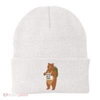 Bear Foxtrots Deltas Tangos Funny Bear Foxtrots Deltas Beanie thumb 0