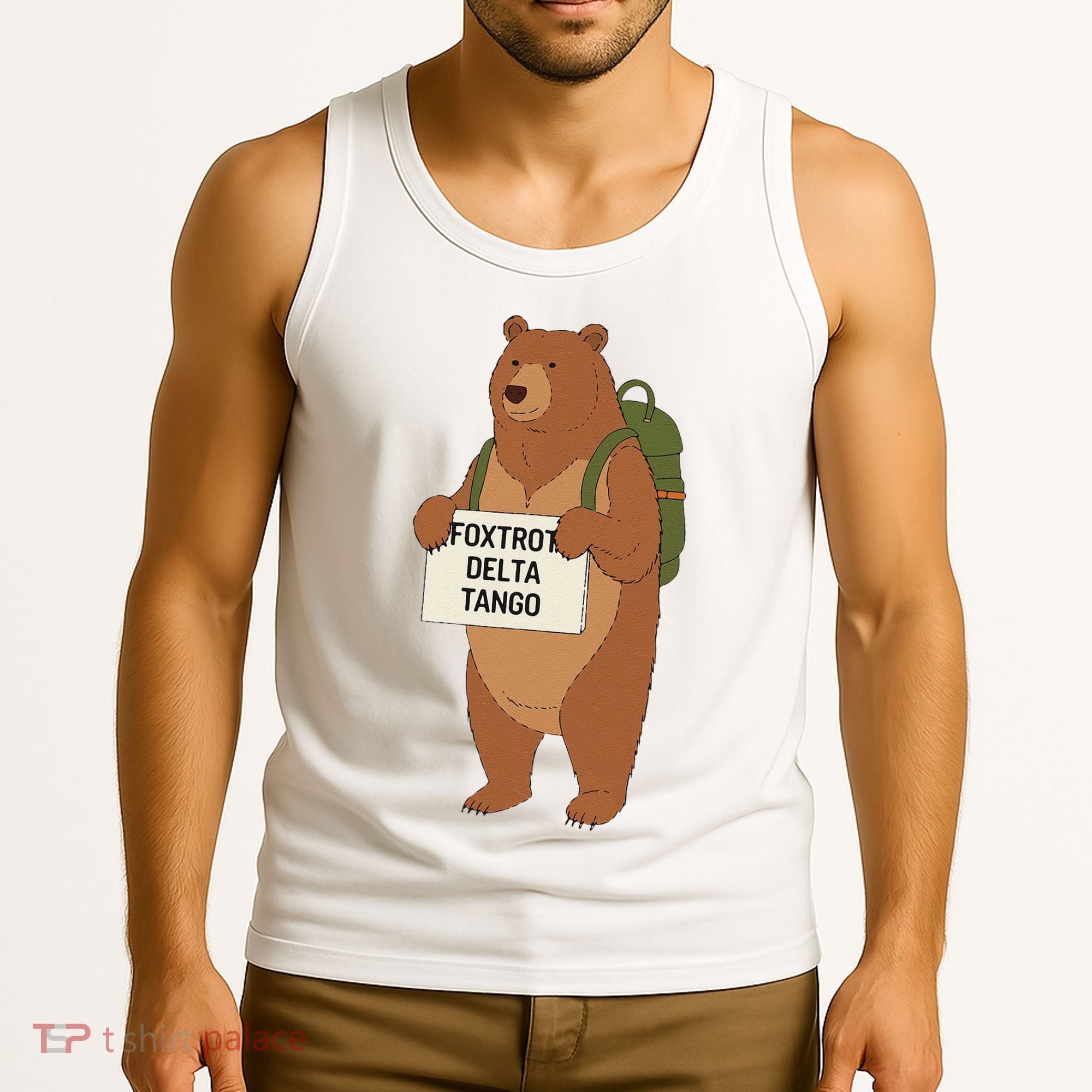 Bear Foxtrots Deltas Tangos Funny Bear Foxtrots Deltas Tank Top