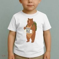 Bear Foxtrots Deltas Tangos Funny Bear Foxtrots Deltas Toddler T-Shirt thumb 2