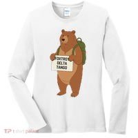 Bear Foxtrots Deltas Tangos Funny Bear Foxtrots Deltas Women's Long Sleeve Shirt thumb 0