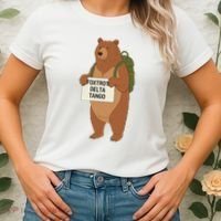 Bear Foxtrots Deltas Tangos Funny Bear Foxtrots Deltas Women's T-Shirt thumb 2