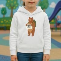 Bear Foxtrots Deltas Tangos Funny Bear Foxtrots Deltas Kids Hoodie thumb 3