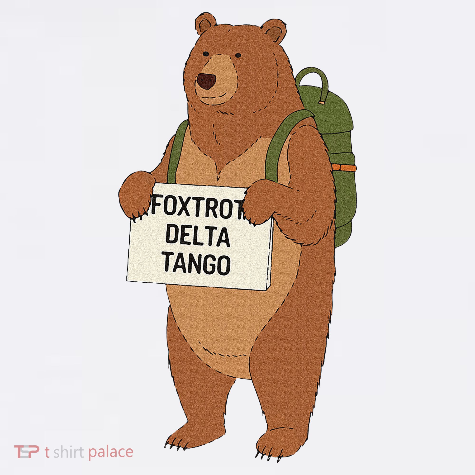 Bear Foxtrots Deltas Tangos Funny Bear Foxtrots Deltas Kids Long Sleeve Shirt