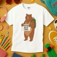 Bear Foxtrots Deltas Tangos Funny Bear Foxtrots Deltas Kids T-Shirt thumb 3