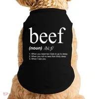 Beef Funny Definition Doggie Tank thumb 0