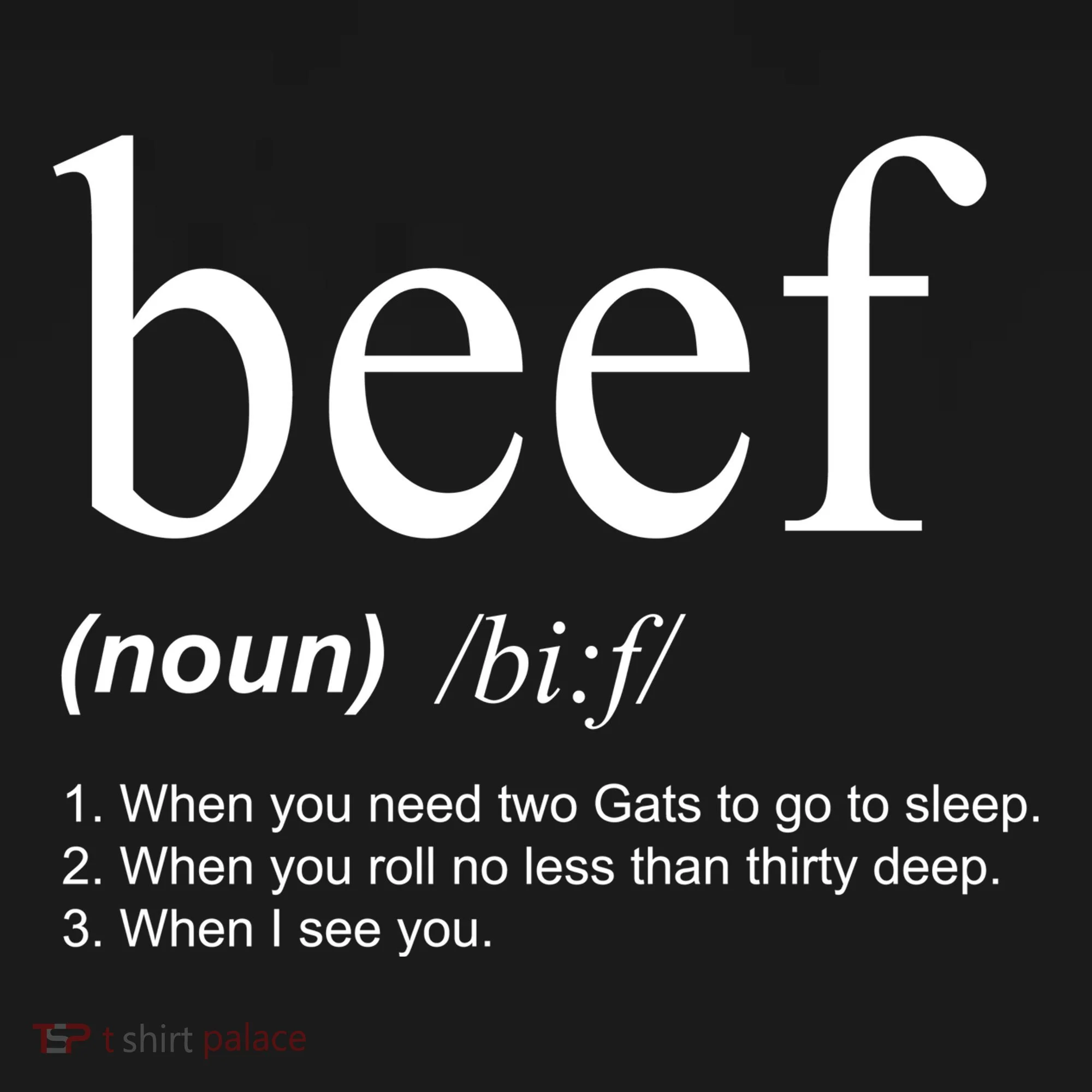 Beef Funny Definition Doggie Tank