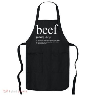 Beef Funny Definition Apron