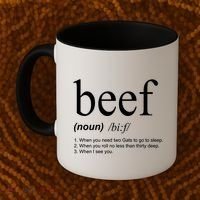 Beef Funny Definition Coffee Mug thumb 2