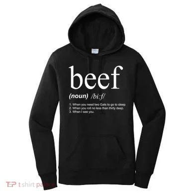 Beef Funny Definition Women's Hoodie