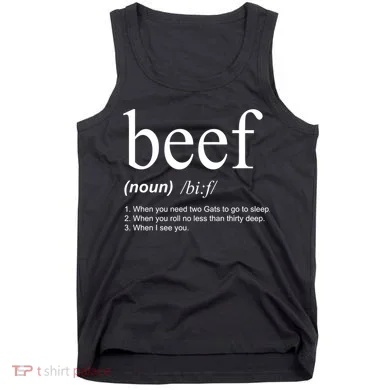 Beef Funny Definition Tank Top