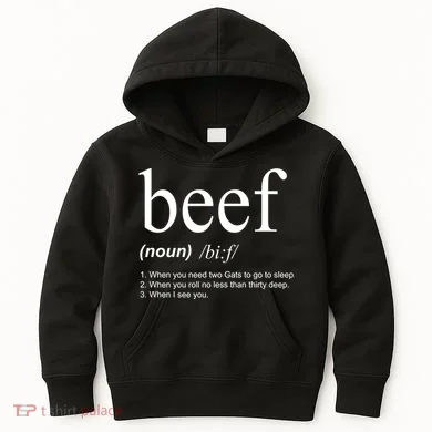Beef Funny Definition Kids Hoodie