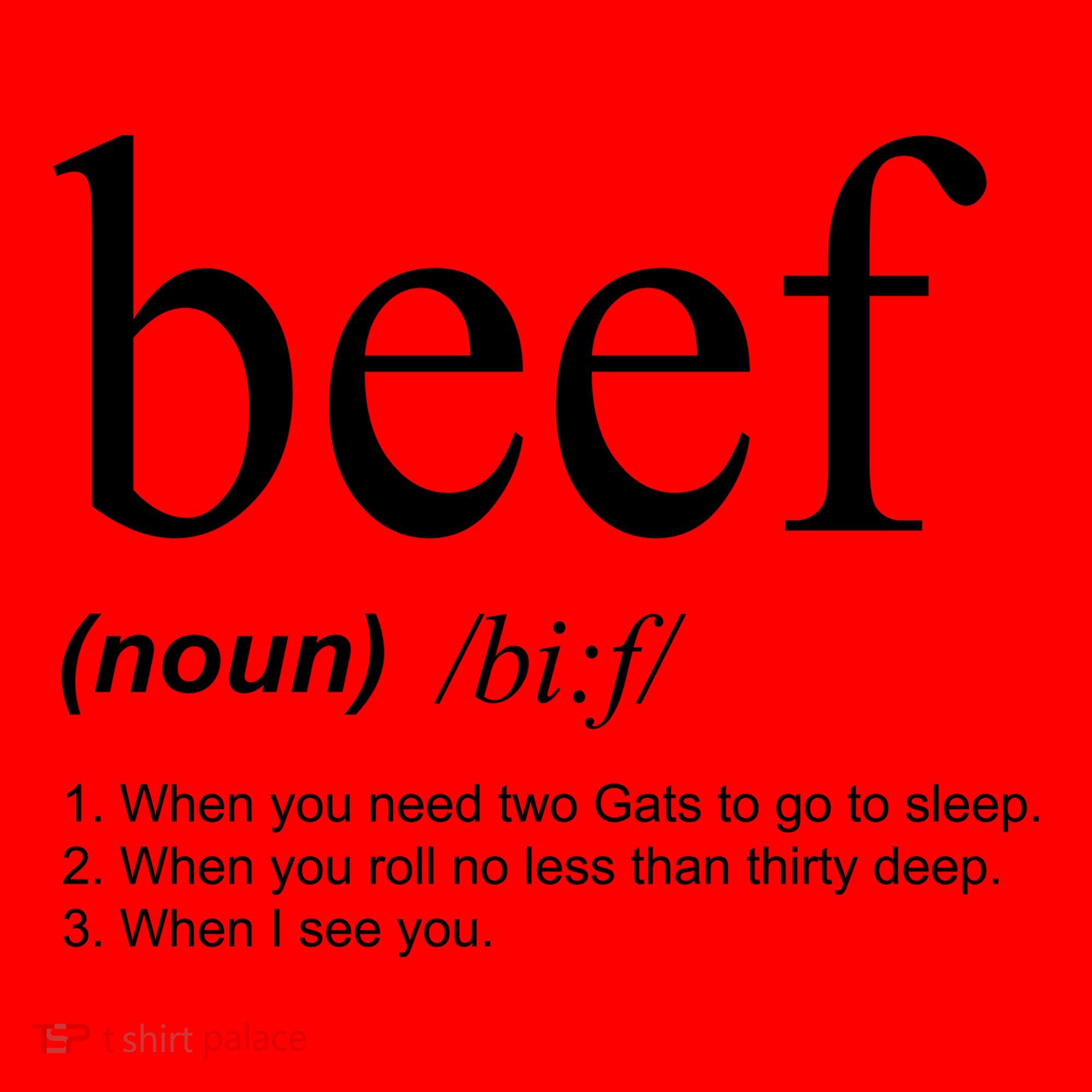 Beef Funny Definition Santa Hat