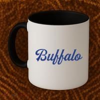 Buffalo Football Distressed Coffee Mug thumb 2