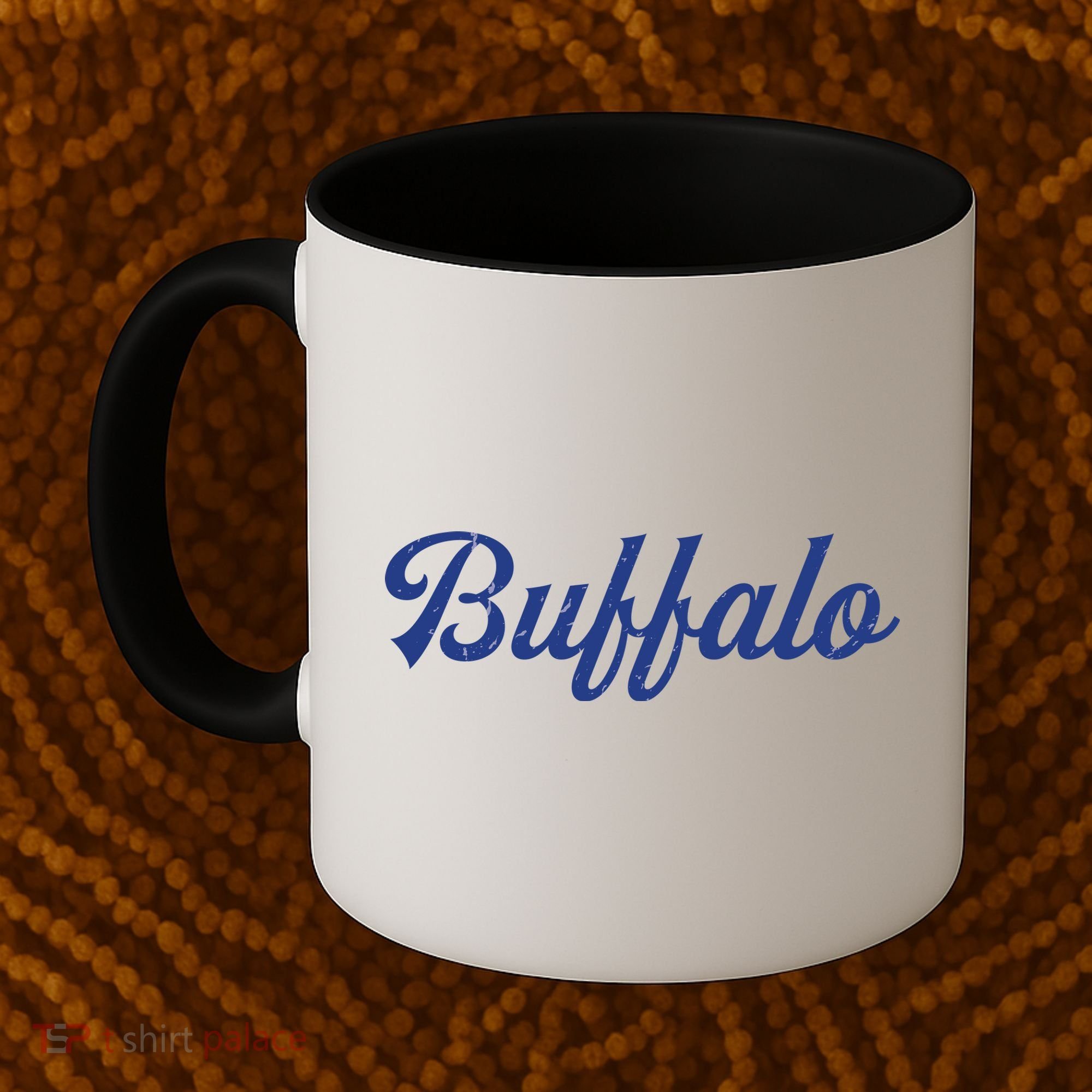 Buffalo Football Distressed Coffee Mug