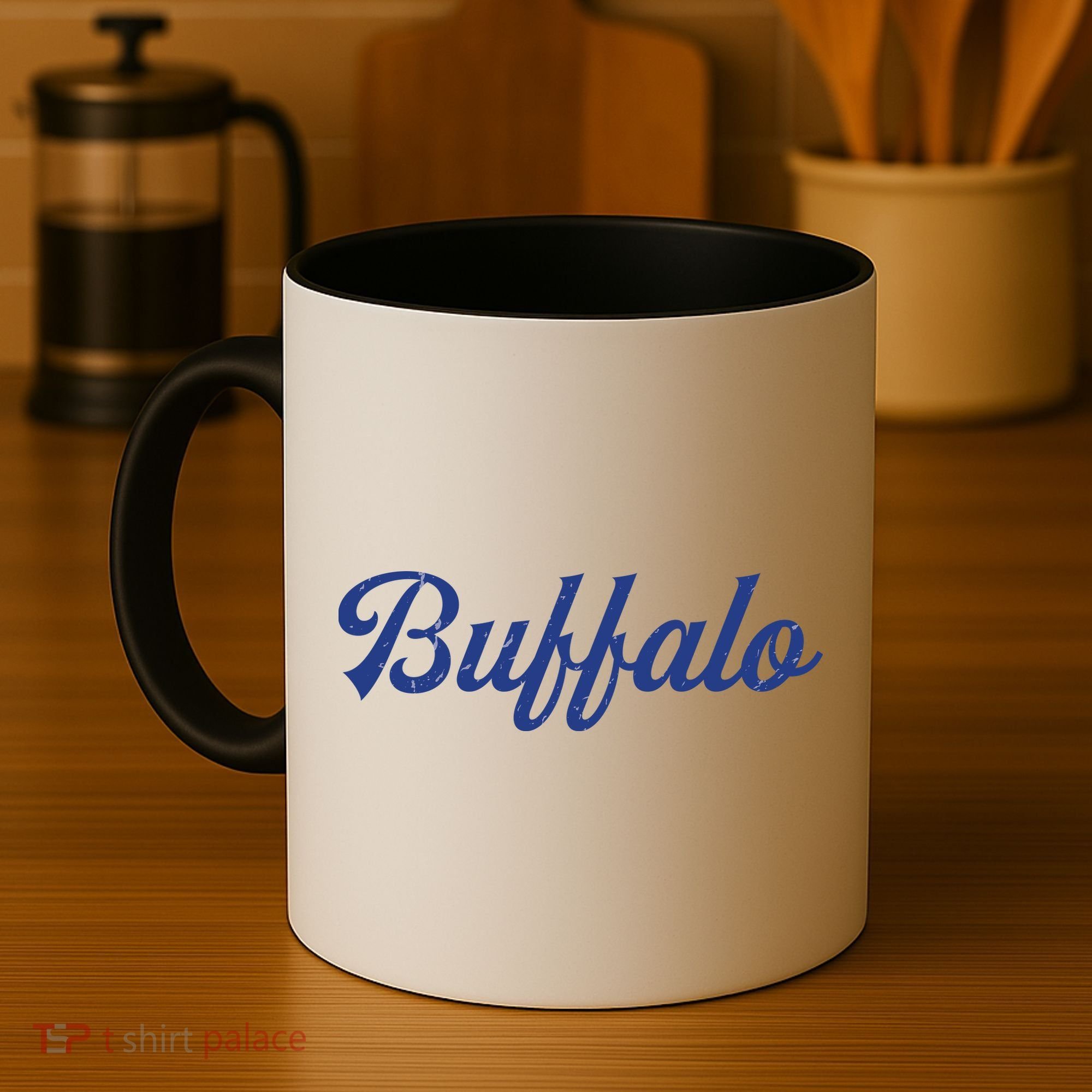 Buffalo Football Distressed Coffee Mug