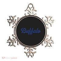 Buffalo Football Distressed Ornament thumb 0