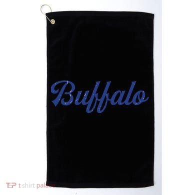 Buffalo Football Distressed Golf Towel