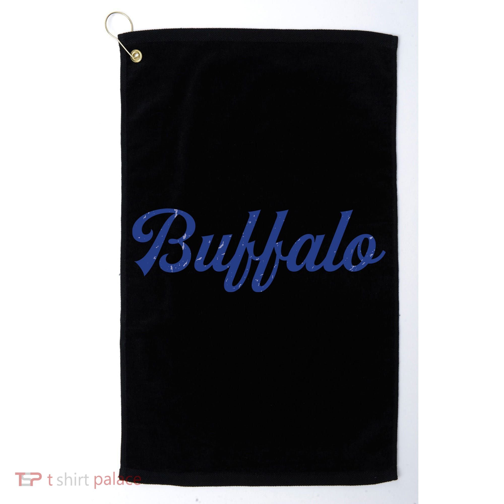 Buffalo Football Distressed Golf Towel
