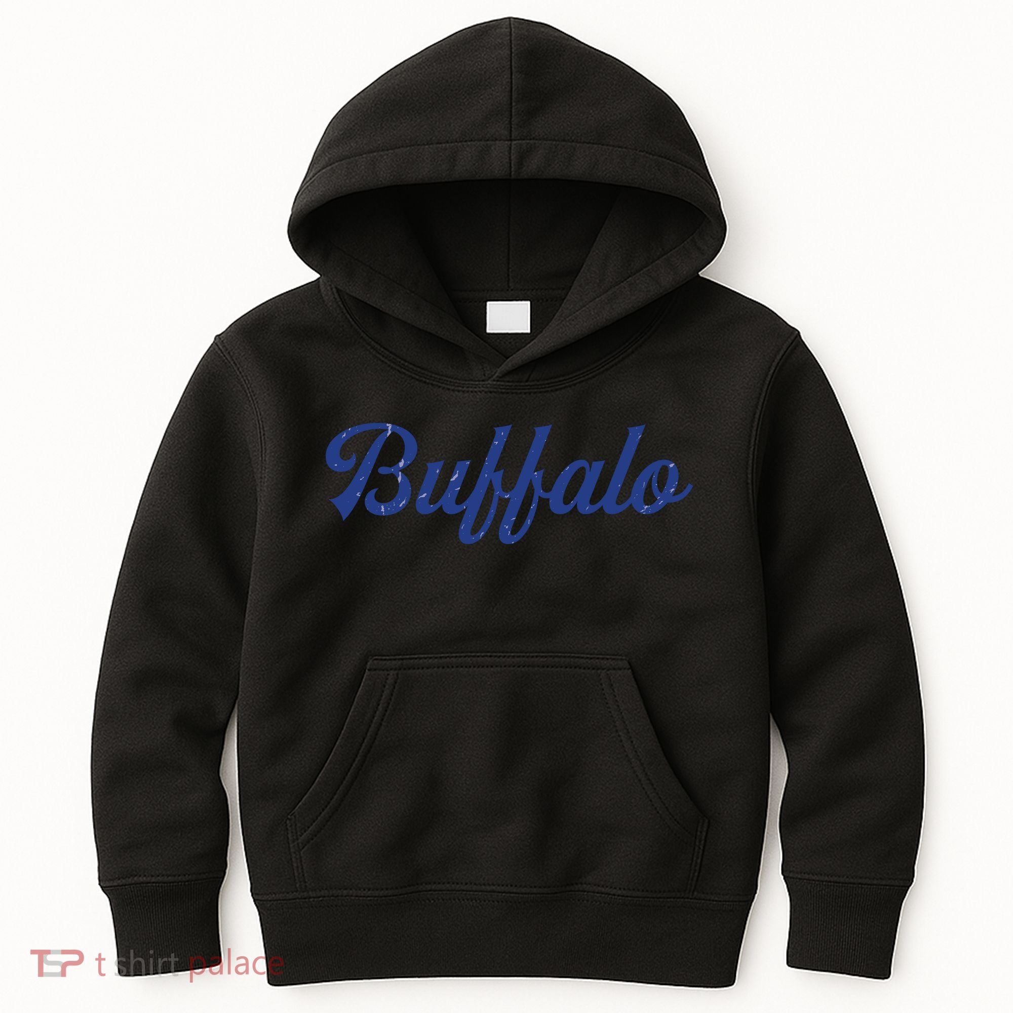 Buffalo Football Distressed Kids Hoodie