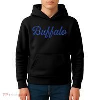 Buffalo Football Distressed Kids Hoodie thumb 4