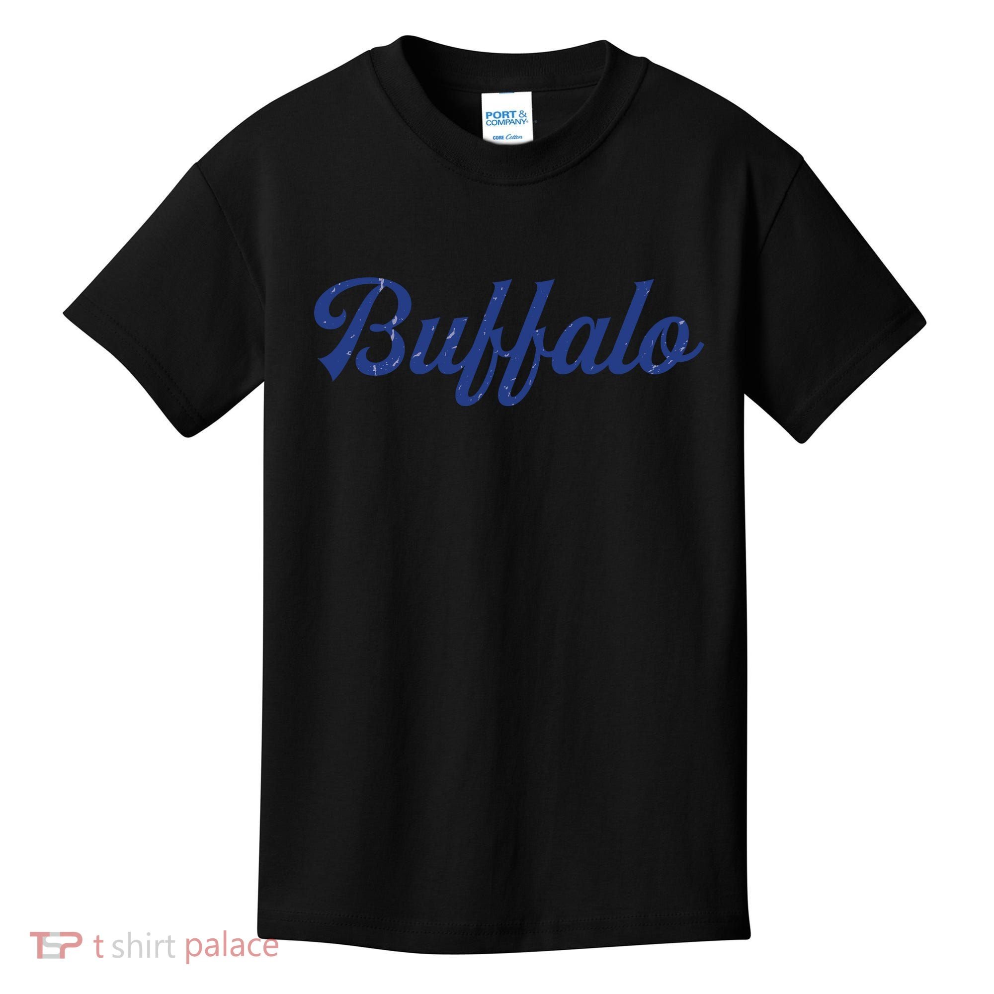 Buffalo Football Distressed Kids T-Shirt