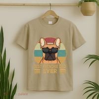 Best Frenchie Dad Ever Funny French Bulldog Dog Owner Gift T-Shirt thumb 2