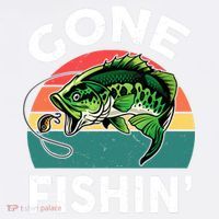 Bass Fish Dad Gone Fishing-Shirt Boy Wo Papa Funny Women's Tank Top thumb 5