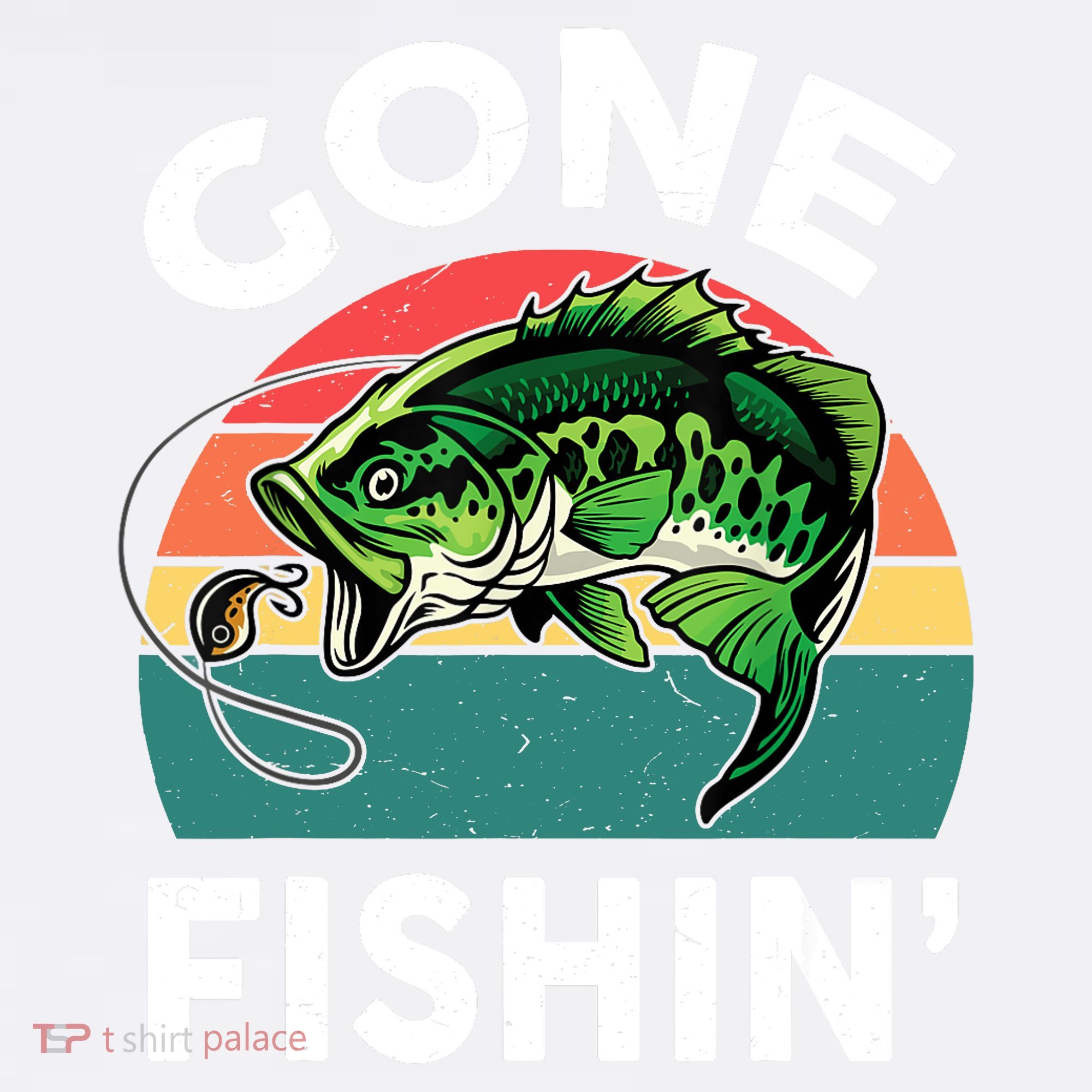 Bass Fish Dad Gone Fishing-Shirt Boy Wo Papa Funny Women's Tank Top