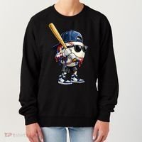 Baseball Fan Drip Ice Cream Women's Sweatshirt thumb 0
