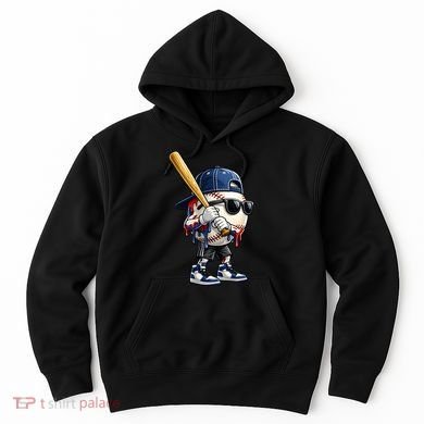 Baseball Fan Drip Ice Cream Hoodie
