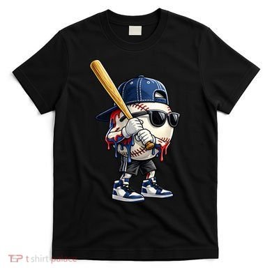 Baseball Fan Drip Ice Cream T-Shirt