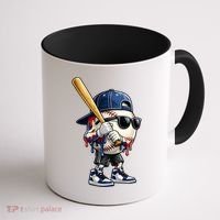 Baseball Fan Drip Ice Cream Coffee Mug thumb 1