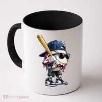 Baseball Fan Drip Ice Cream Coffee Mug thumb 0