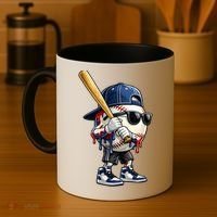 Baseball Fan Drip Ice Cream Coffee Mug thumb 4