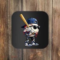 Baseball Fan Drip Ice Cream Coaster thumb 0
