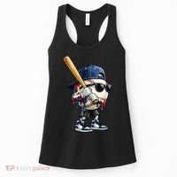 Baseball Fan Drip Ice Cream Women's Tank Top thumb 0