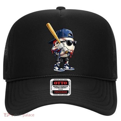 Baseball Fan Drip Ice Cream Hat