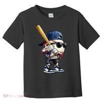 Baseball Fan Drip Ice Cream Toddler T-Shirt thumb 0